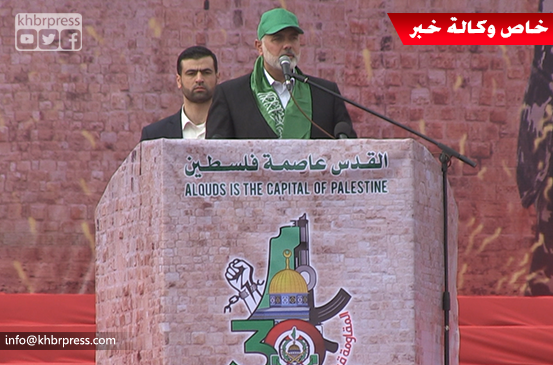 بالفيديو| هنية: نعيش الآن زلزال سياسي بفعل قرار "ترامب" وحماس وجدت لتحرير فلسطين
