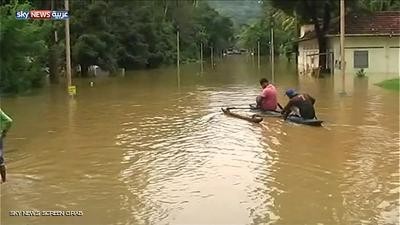 ارتفاع عدد ضحايا الانهيارات في سريلانكا