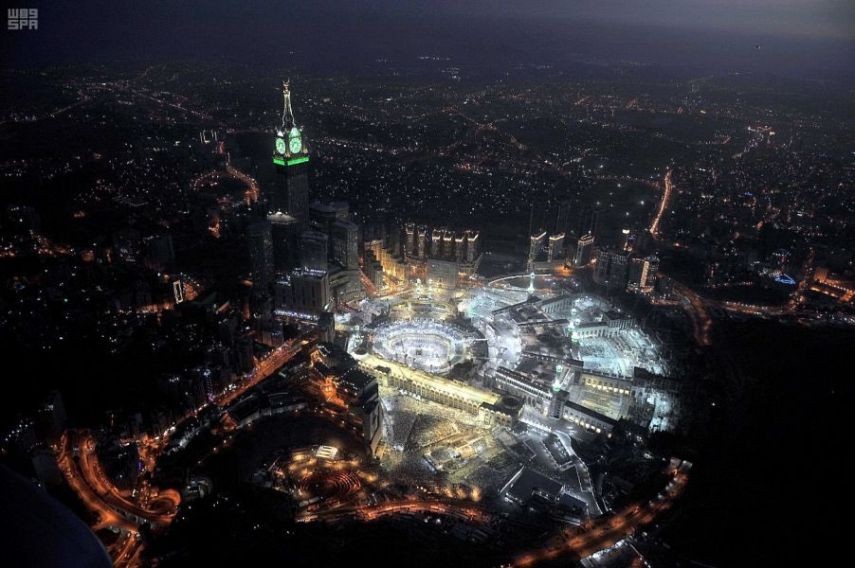 بالصور: هكذا تبدو مكة المكرمة من علو 1000 متر