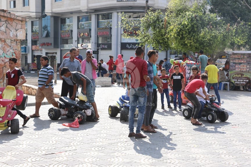عدسة وكالة "خبر" ترصد أجواء العيد في غزة