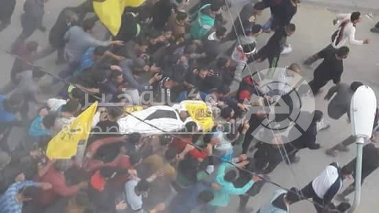 تشييع جثمان الشهيد "الكفارنة" بغزة
