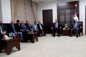 الرئيس يستقبل وفداً من الاعلام الرسمي الفلسطيني