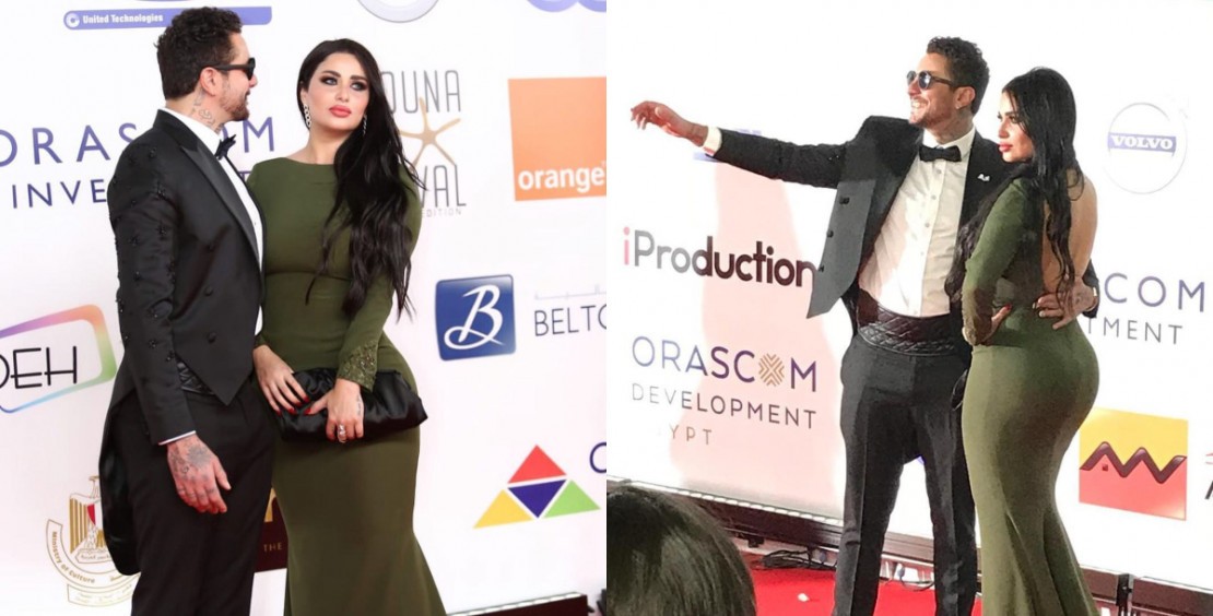 بالصور : زوجة أحمد الفيشاوي تواصلُ إطلالاتها المُثيرة في الجونة