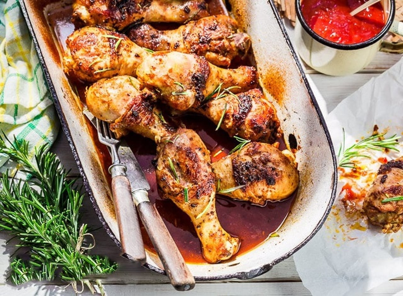 دجاج بالصلصة الفرنسية