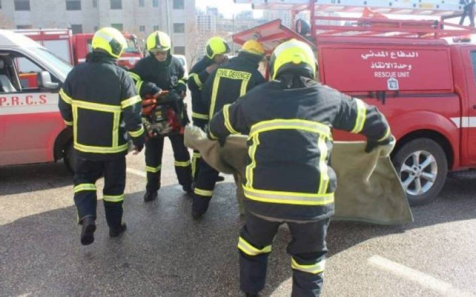 إخماد حريق في أحد المنازل شرق بيت لحم وإنقاذ 4 مواطنين