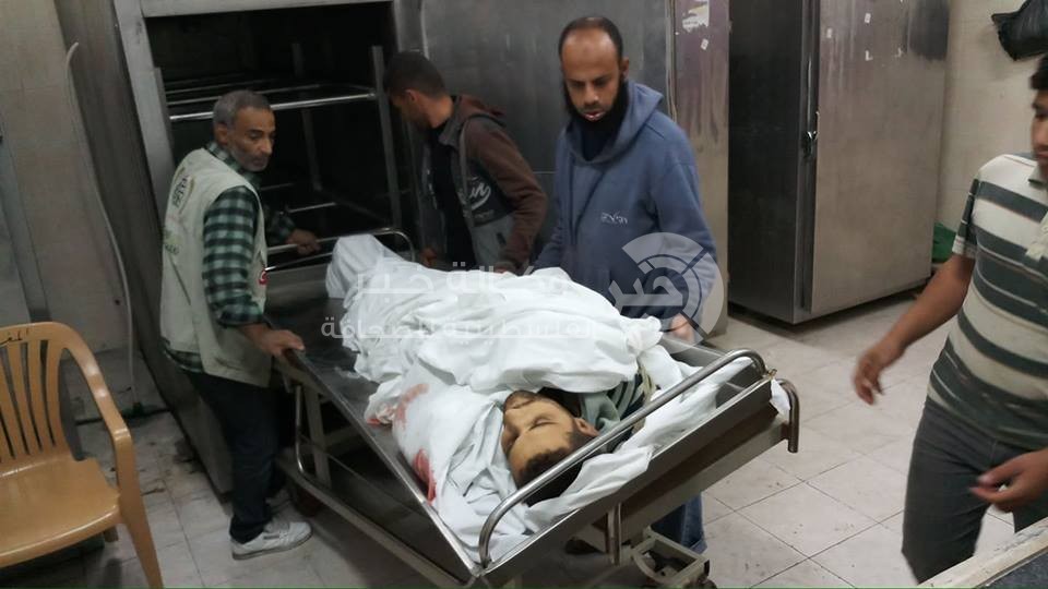  أثناء عمله قبالة شاطئ رفح 