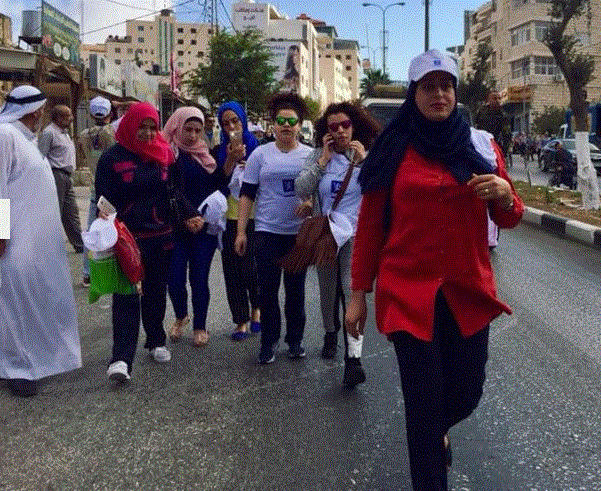 الأجهزة الأمنية تفض ماراثون رياضي مختلط بالخليل