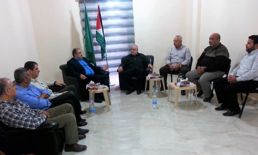 حماس تستقبل وفداً من فتح في منطقة صيدا ومخيماتها