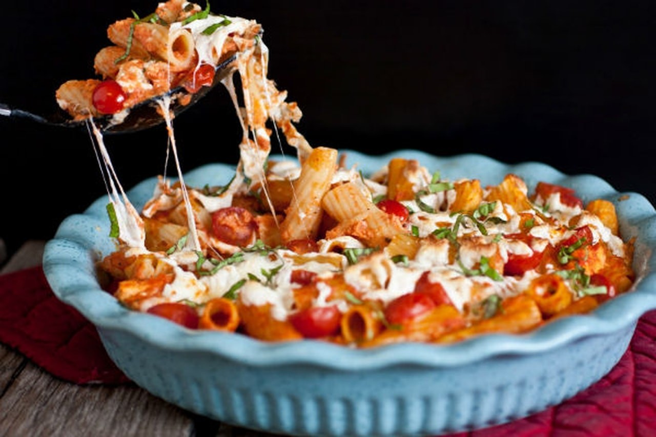  الباستا بالدجاج المشوي