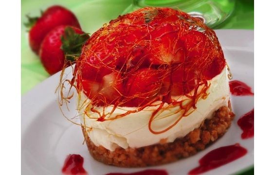 طريقة تحضير تشيز كيك الفراولة