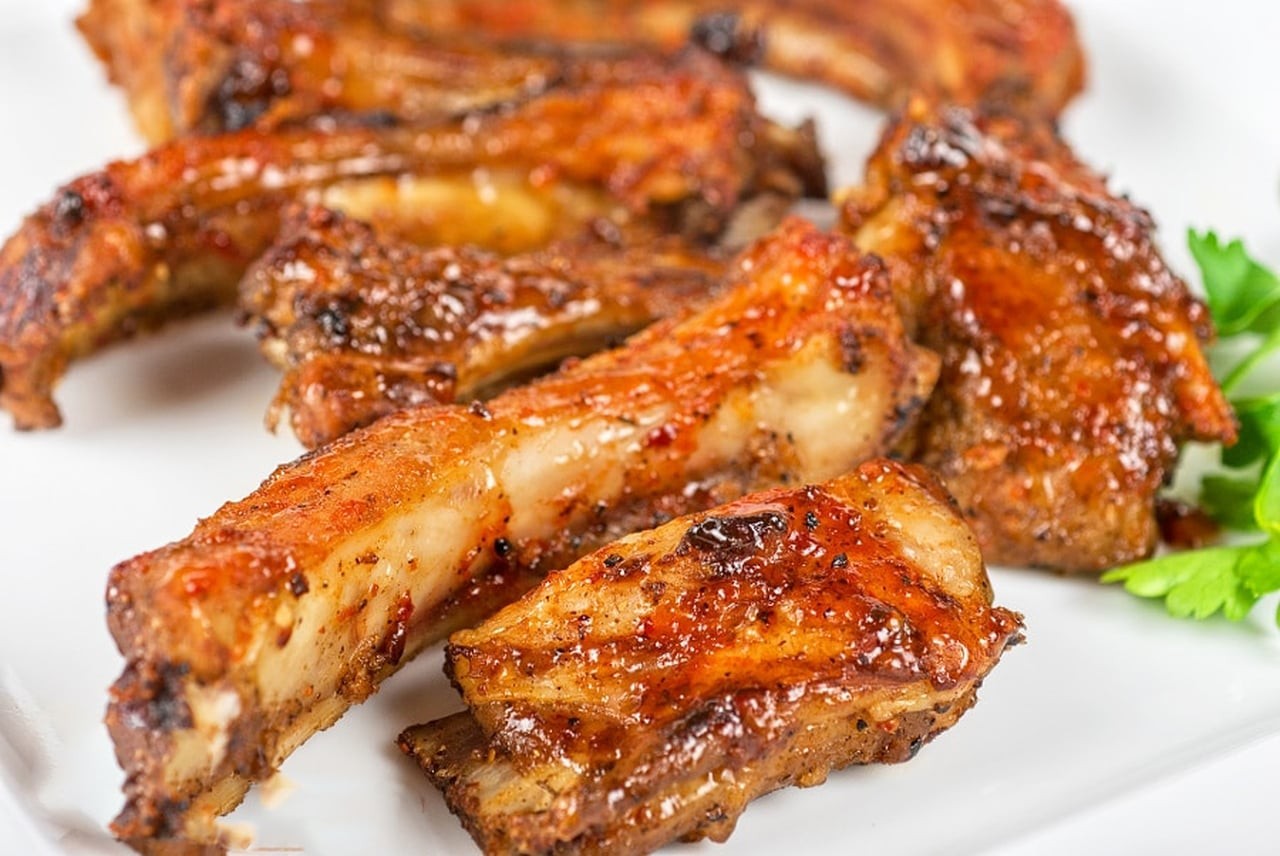 ريش مشوية على الطريقة الهندية