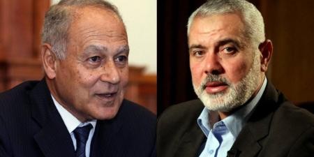 هنية يُهاتف أبو الغيط لبحث التوجهات الأمريكية بشأن القدس المحتلة