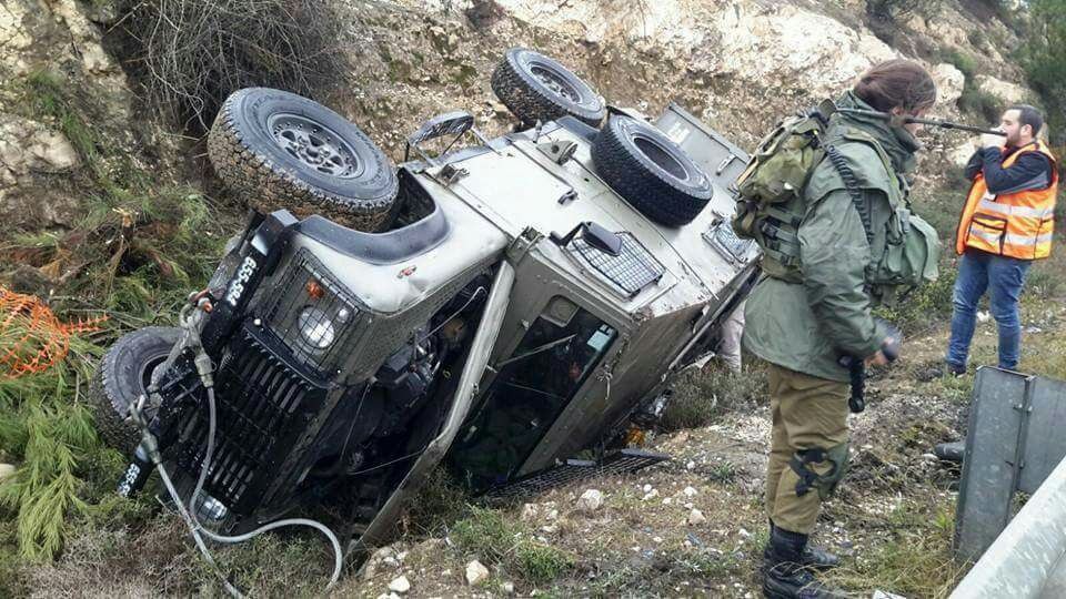 إصابة 5 جنود "إسرائيليين" بـ3 حوادث سير خلال 24 ساعة