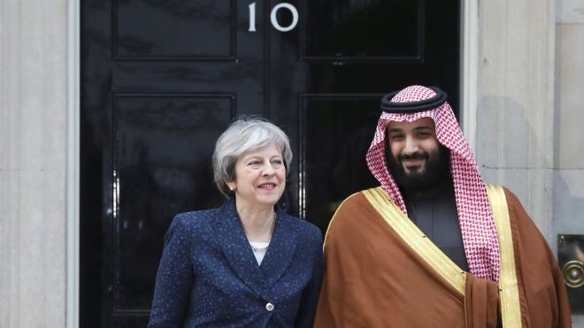 ابن سلمان يختتم زيارته للندن بصفقة أسلحة