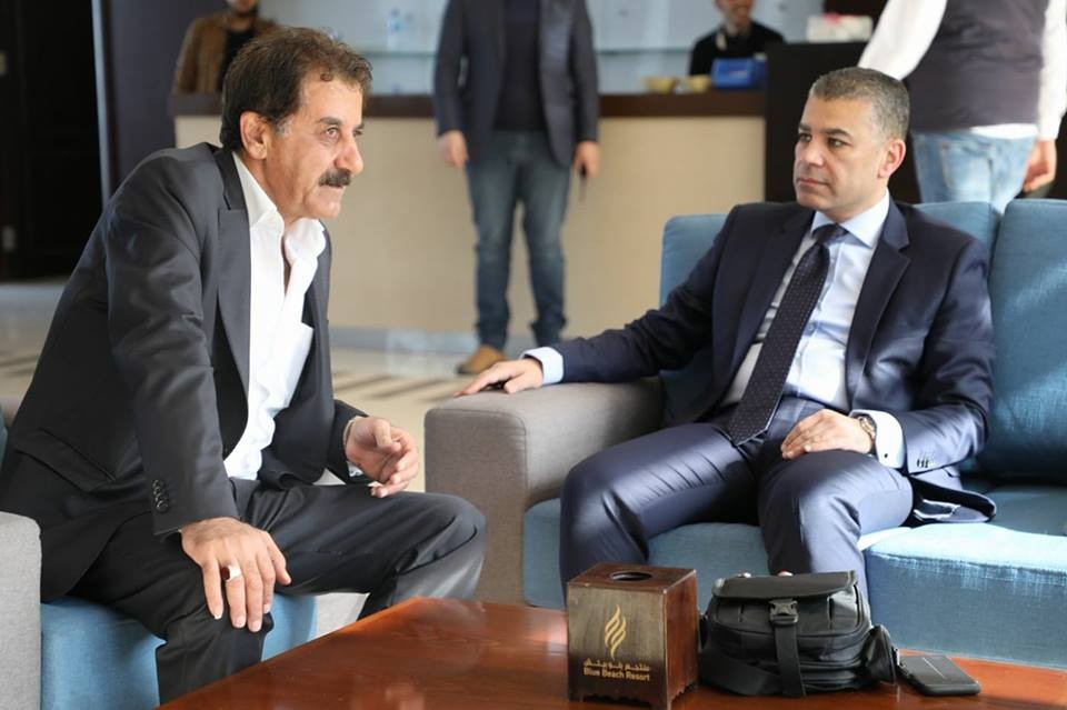 بالصور: الوفد الأمني المصري يلتقي نظمي مهنا