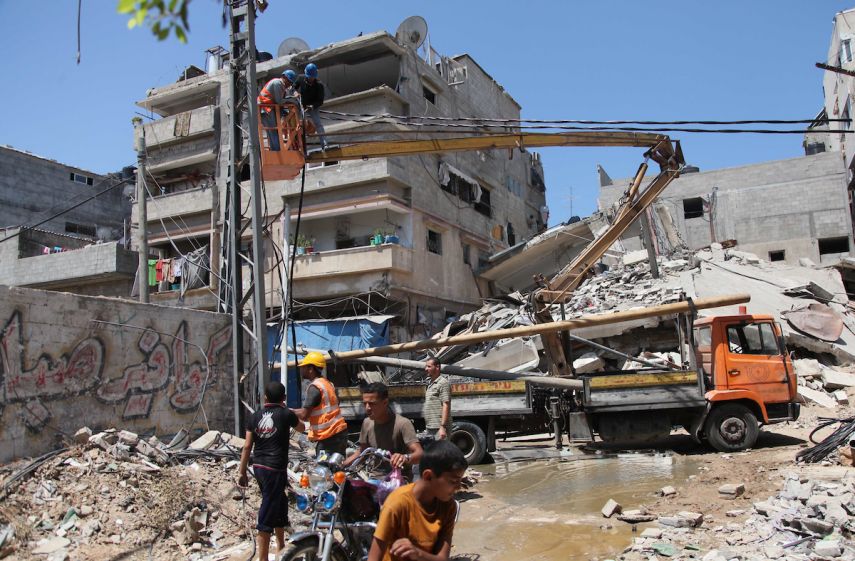 تعطل 4 خطوط نتيجة تضررها من القصف على غزة