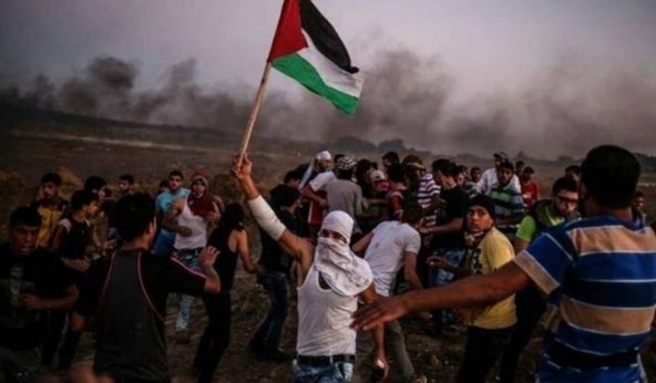 محدث بالصور: 7 شهداء ومئات الإصابات خلال مواجهات شرق القطاع