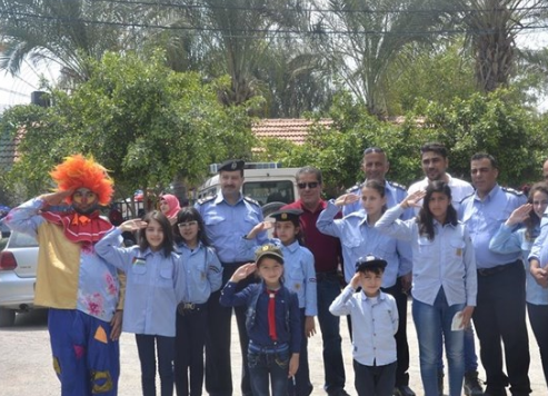 8 أطفال يتطوعون للعمل في الشرطة السياحية بطولكرم