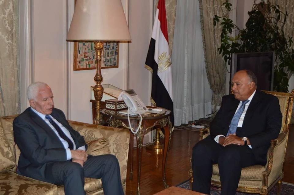 بالصور: تفاصيل لقاء وزير الخارجية المصري مع عزام الأحمد بالقاهرة