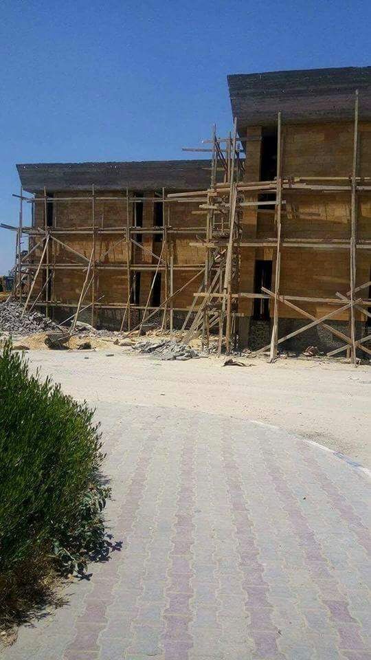 بالصور: أعمال التوسعة والصالة الجديدة داخل معبر رفح