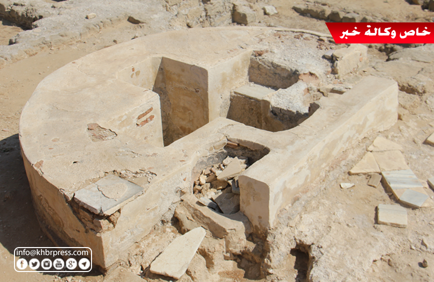 شاهد بالفيديو والصور.. موقع أثري وسط "غزّة" يعود للعهد "البيزنطي" 