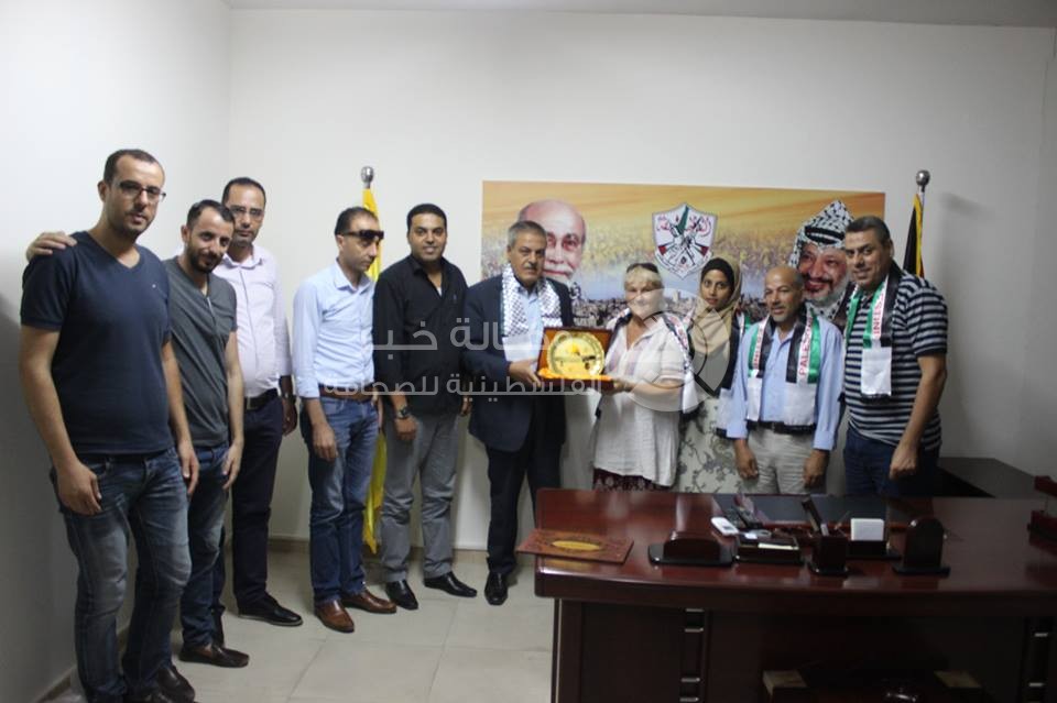 بالصور: مجلس الشباب بحركة فتح يستقبل وفدًا إيطالياً في غزة 