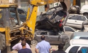  إتلاف 440 مركبة غير قانونية في جنين