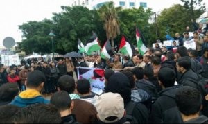 تظاهرة في عكا تنديداً بإعلان ترمب