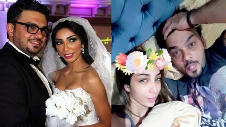 شاهد : دنيا بطمة وزوجها يشعلان الإنترنت بلصورة رومانسية!