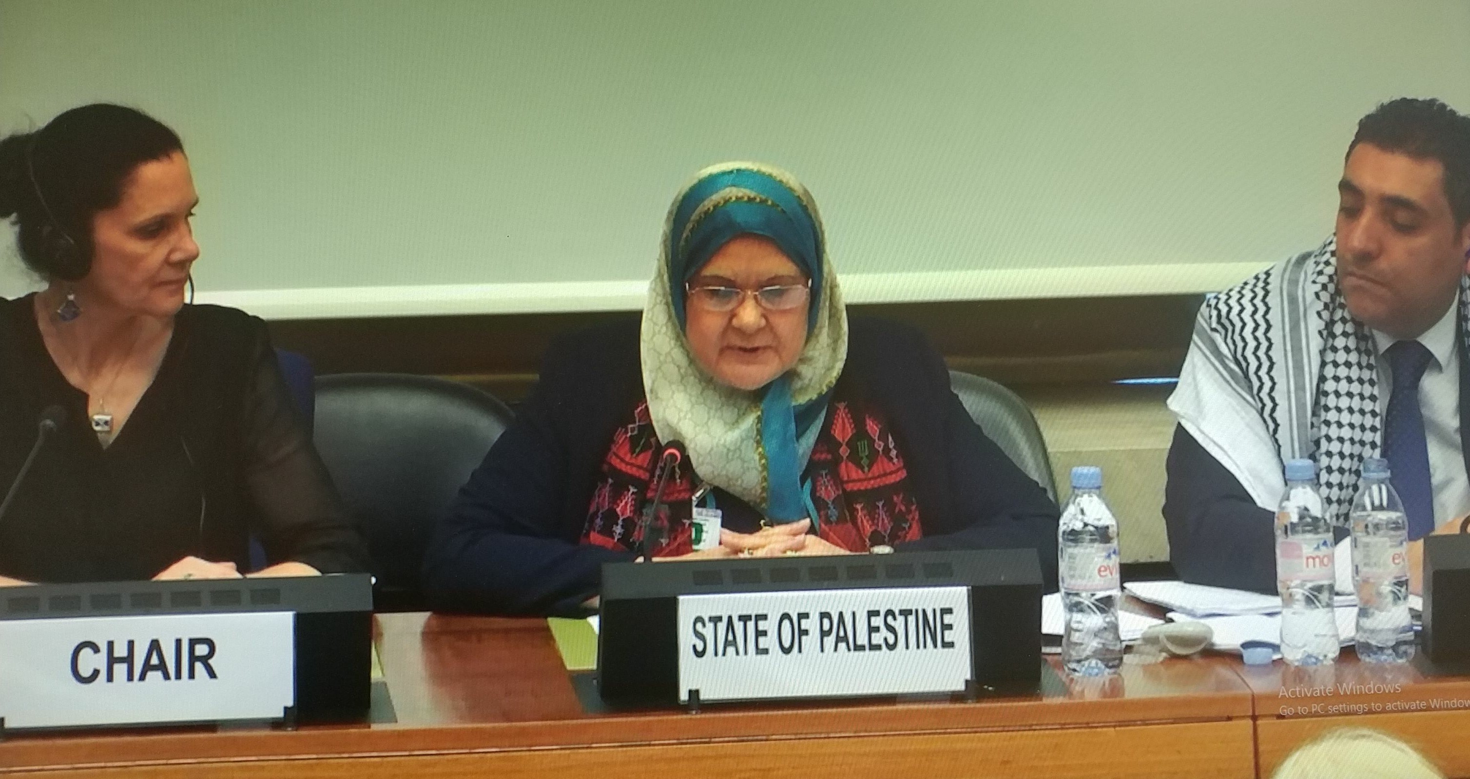 فلسطين تناقش تقريرها الأولي الخاص باتفاقية "سيداو" في جنيف