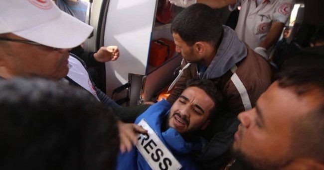 لجنة دعم الصحفيين تستنكر تعمد إطلاق الرصاص على الصحفيين في غزة