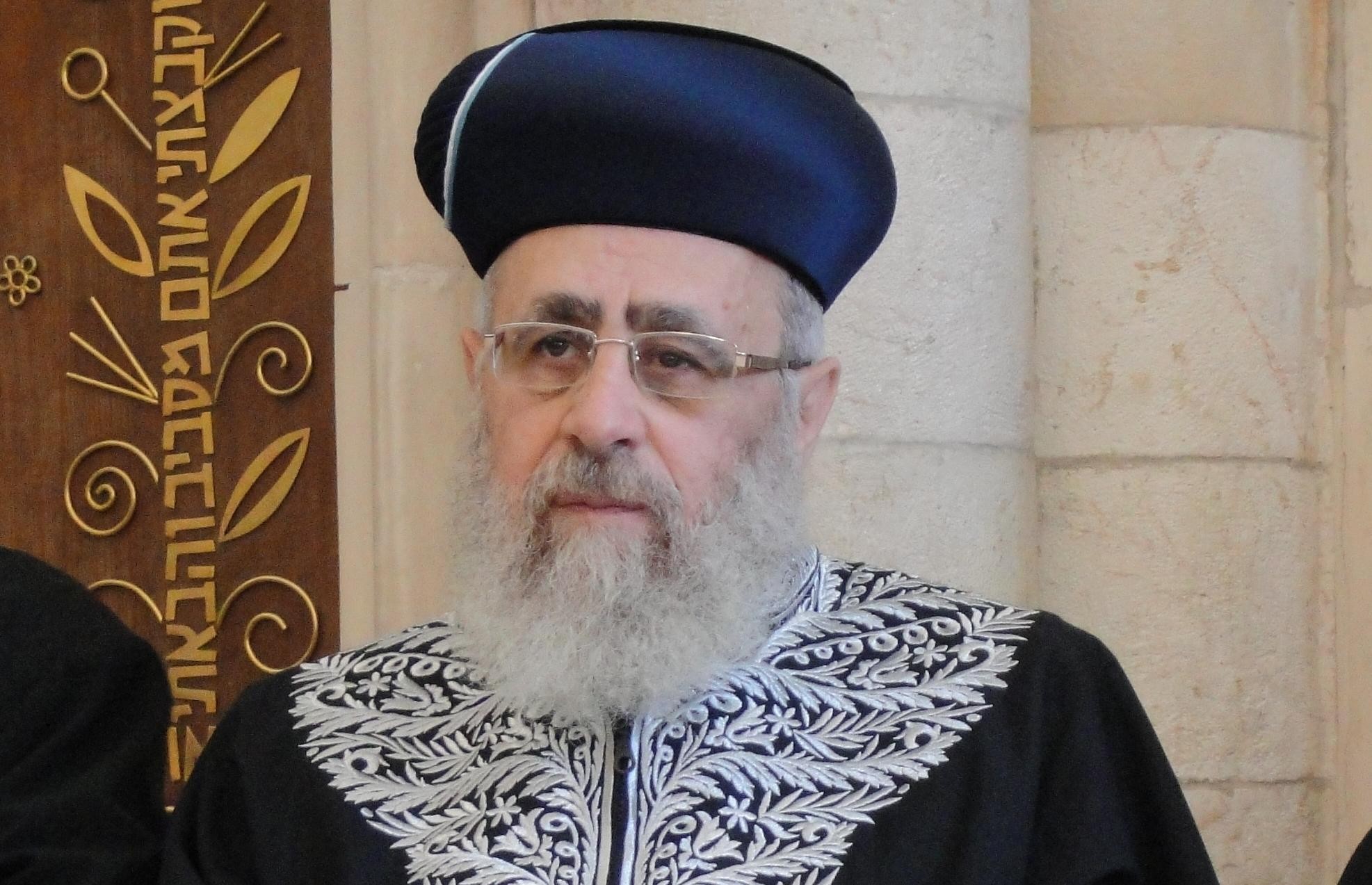 الحاخام الأكبر لإسرائيل: إعدام الأسرى الفلسطينيين مخالف للشريعة اليهودية