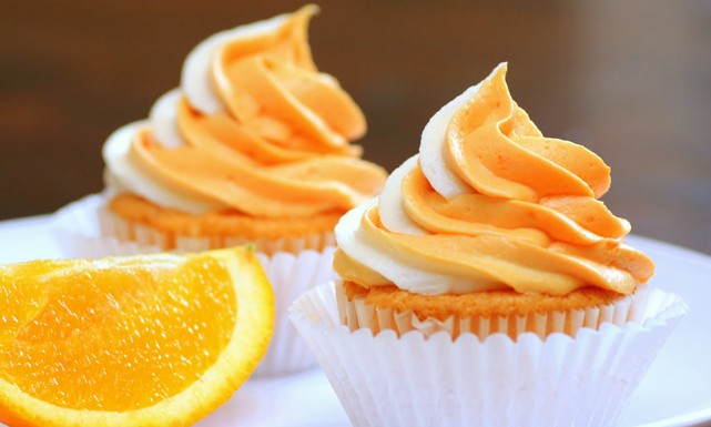 تحضير كب كيك البرتقال