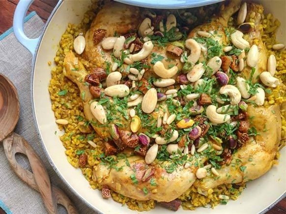 طريقة عمل فريكة بالدجاج