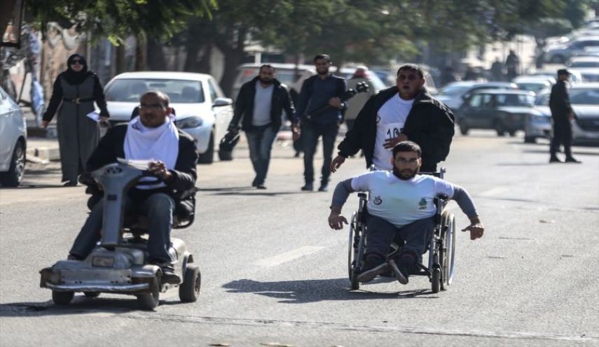 "حشد" تطالب بإنصاف ذوي الإعاقة في قطاع غزة