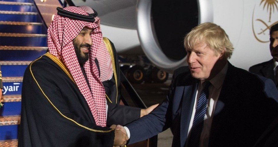 ابن سلمان يصل إلى لندن على رأس وفد كبير