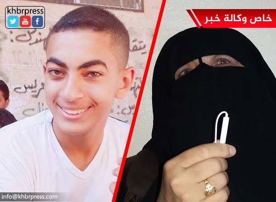 بالفيديو: والدة الشهيد الفتى "عبد العال" تستذكر لحظات استشهاد نجلها بحسرة وألم
