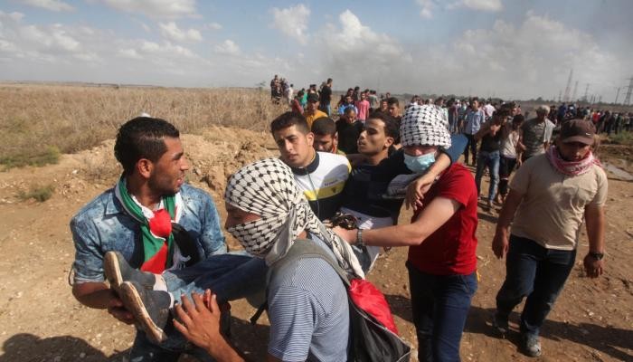 إصابة شابين خلال مواجهات مع الاحتلال شرق غزة