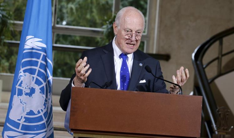 ميستورا: اتفاق وقف الأعمال القتالية في سوريا ما زال مستمراً وإن كان في خطر