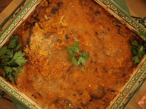 طاجن الفاصوليا البيضا باللحم