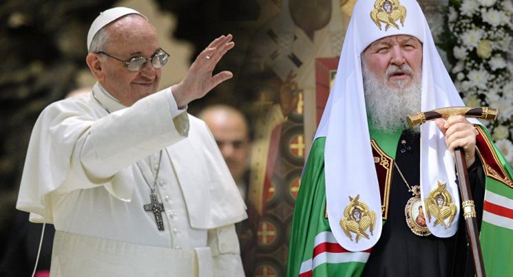 لأول مرة منذ ألف سنة تقريباً...لقاء قريب بين البابا فرانسيس والبطريريك كيريل