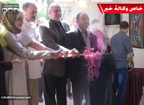 بالفيديو والصور: "لي ولين" معرضاً فنياً يحاكي واقع قطاع غزة المرير!!