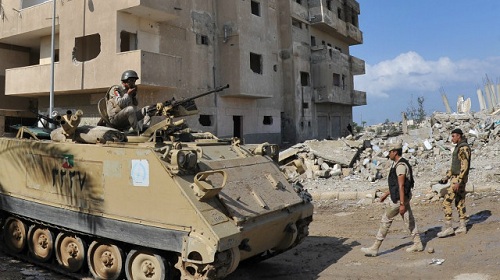 مقتل 25 مسلحا بقصف جوي للجيش المصري شمال سيناء