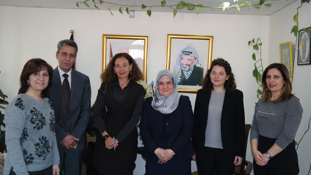 الأغا تبحث سبل التعاون والشراكة مع التعاون الايطالي