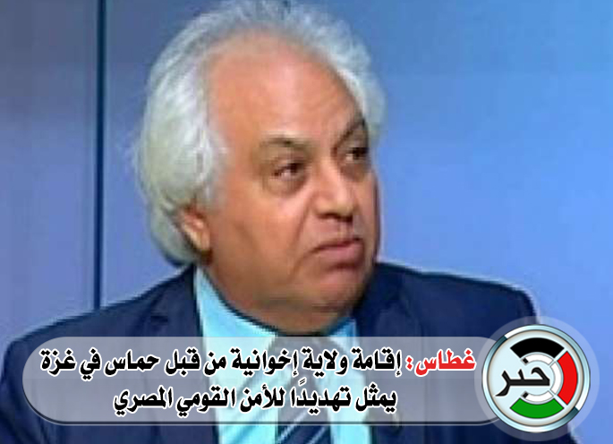 غطاس: إقامة ولاية إخوانية من قبل حماس في غزة يمثل تهديدًا للأمن القومي المصري