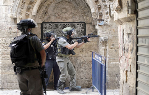 الحجارة المتدحرجة في القدس