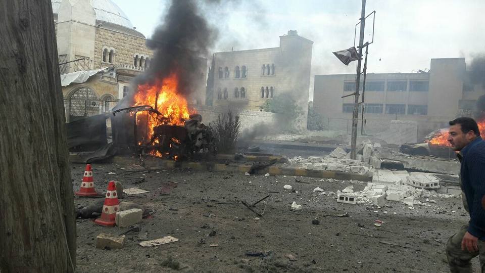 قتلى وجرحى بانفجار سيارة مفخخة في عفرين