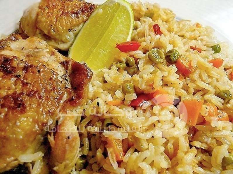 أرز بالخضروات