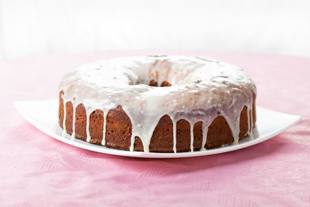 كيكة الفانيليا بصوص الفانيليا