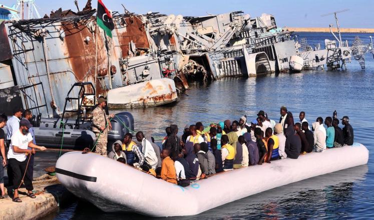 خفر الساحل تنقذ 7 آلاف لاجئ في مياه المتوسط خلال أسبوع